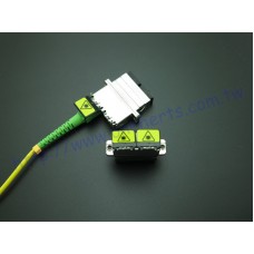 AD-2SF-2SF-SM-AWS 2SC轉2SC耦合器+雙工+雙耳+帶快門 SC雙工防塵雙接頭耦 合器 蓋外置 自動檔板 翻蓋SC-SC單模雙單芯 光纖適配器 双工法蘭 